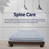 A mattress prominently displaying the words "spine care," emphasizing its focus on spinal health and support.