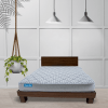 A high-quality mattress designed to alleviate back pain, featuring ergonomic support and comfort for restful sleep.