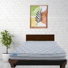 A mattress featuring a plush mattress topper, enhancing comfort and support for a restful night's sleep.